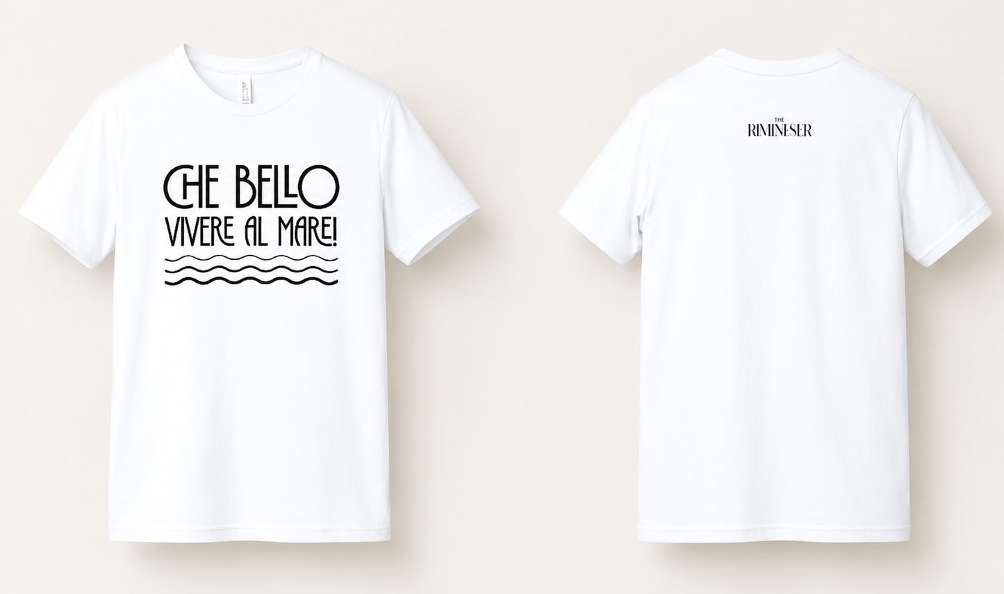 T-shirt CHE BELLO VIVERE AL MARE THE RIMINESER™️