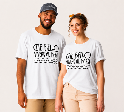 T-shirt CHE BELLO VIVERE AL MARE THE RIMINESER™️
