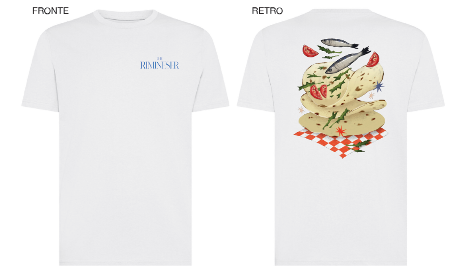 T-shirt PIADINA THE RIMINESER™️